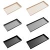 Functional Silicone Bathroom Organizer Tray with Slip Resistant Base