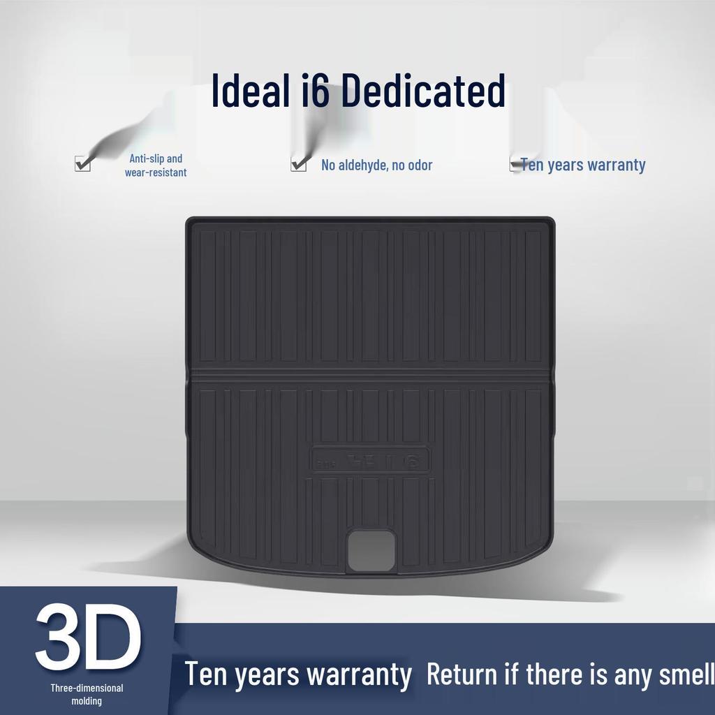 Ideal i6 Waterproof TPE Rear Trunk Mat - Interior Car Accessory