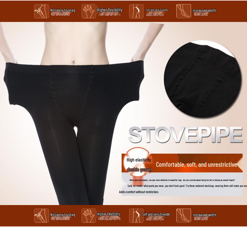 Plus Size Velvet Footed Leggings and Pantyhose for Women - Spring & Autumn