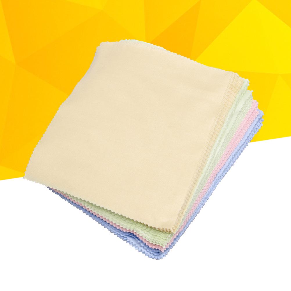 100pcs Microfiber Cleaning Cloths Lintfree Eyeglasses Cleaning Cloth