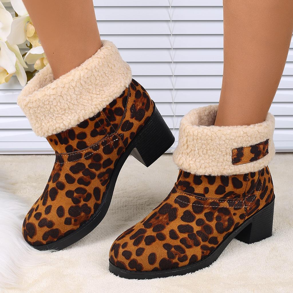 Fashion Women Round Toe Slip on Snow Boots 2024 Plus Size Platform Designer Shoes Women Warm Comfortable Ankle Boots Zapatos De Mujer