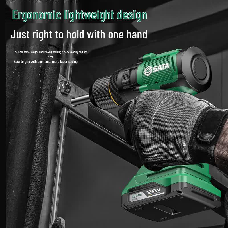 SATA 20V Brushless Cordless Drill Driver, 90N.m Torque