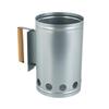 Cubo de Acero Inoxidable para Encendido de Carbón para Parrillas de Exterior
