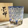 Handgefertigtes japanisches Edo Kiriko Whiskyglas