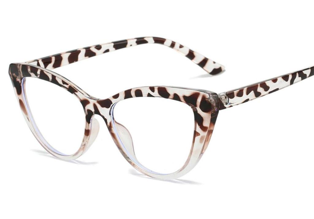Reading Eyewear Blue Ladies Blocking Premium Goggle Luxury Presbyopic Cat's Spectacle Gradient Blocking Screen Eye Stylish Tinted Color Feline