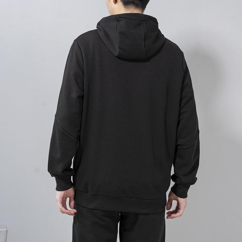 Puma Logo Hoodie Pullover Sweatshirt Men Tops Black 849590-01