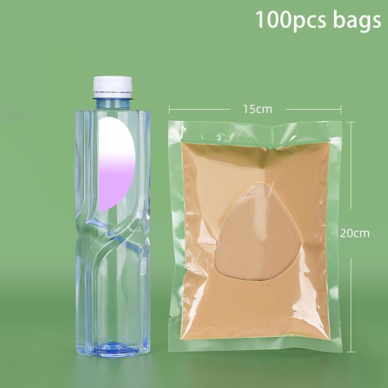 100Pcs Food Vacuum Plastic Sealing Bags Food Preservation Sealed Bag Household Vacuum Sealer Bag