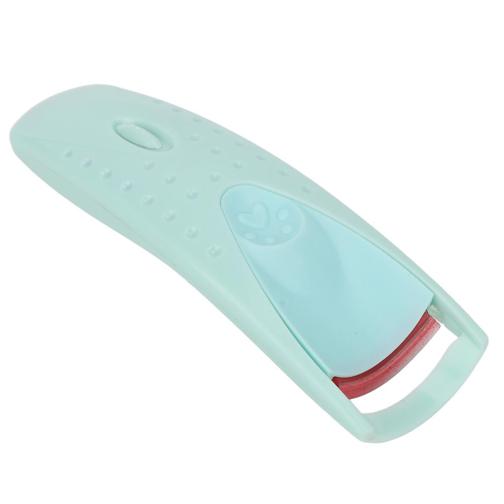 Heated Eyelash Curler Silicone Type C Charging Long Lasting Electric Eyelash Curler for Girl Cyan