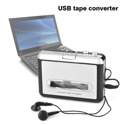 Kassette zu MP3 Konverter USB Kassette zu PC MP3 CD Umschalter Konverter Aufnahme Audio Musik Player mit Kopfhörern