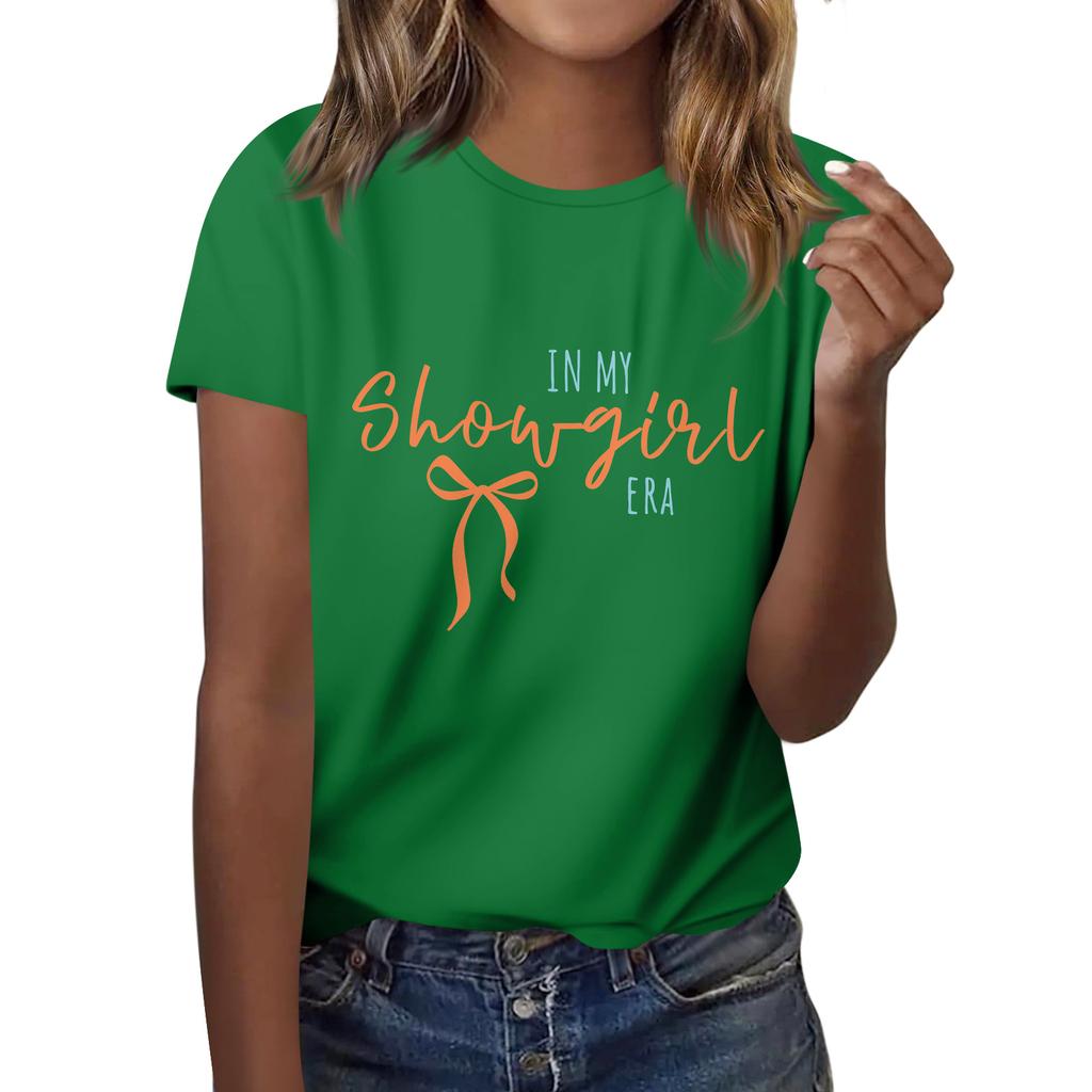 Unisex Casual Letter Print Short-sleeved T-shirt