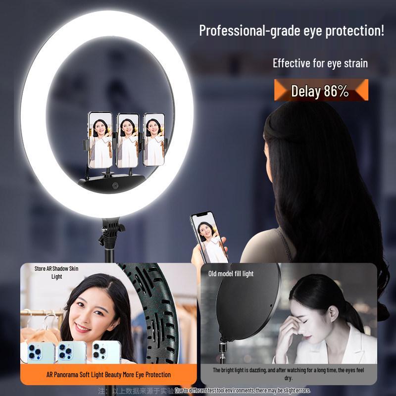 Desktop Fill Light for Streamers and Beauty Photography - Ideal for Indoor Selfies and Live Broadcasts