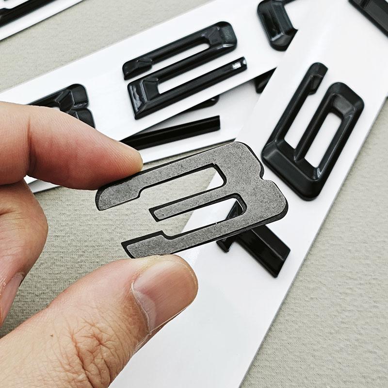 3D ABS Černé Logo Písmen Značka na Kufr 320i 325i 330i Nálepka Znak pro BMW Řady 3 320i 325i 330i 318i Označení Zadní Části
