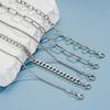 5 Stück/Set Neues mehrschichtiges ineinandergreifendes Kettengliederarmband in Silberfarbe Retro-Armreif für Damen Feiner Modeschmuck Hochzeitsfeier Geschenke