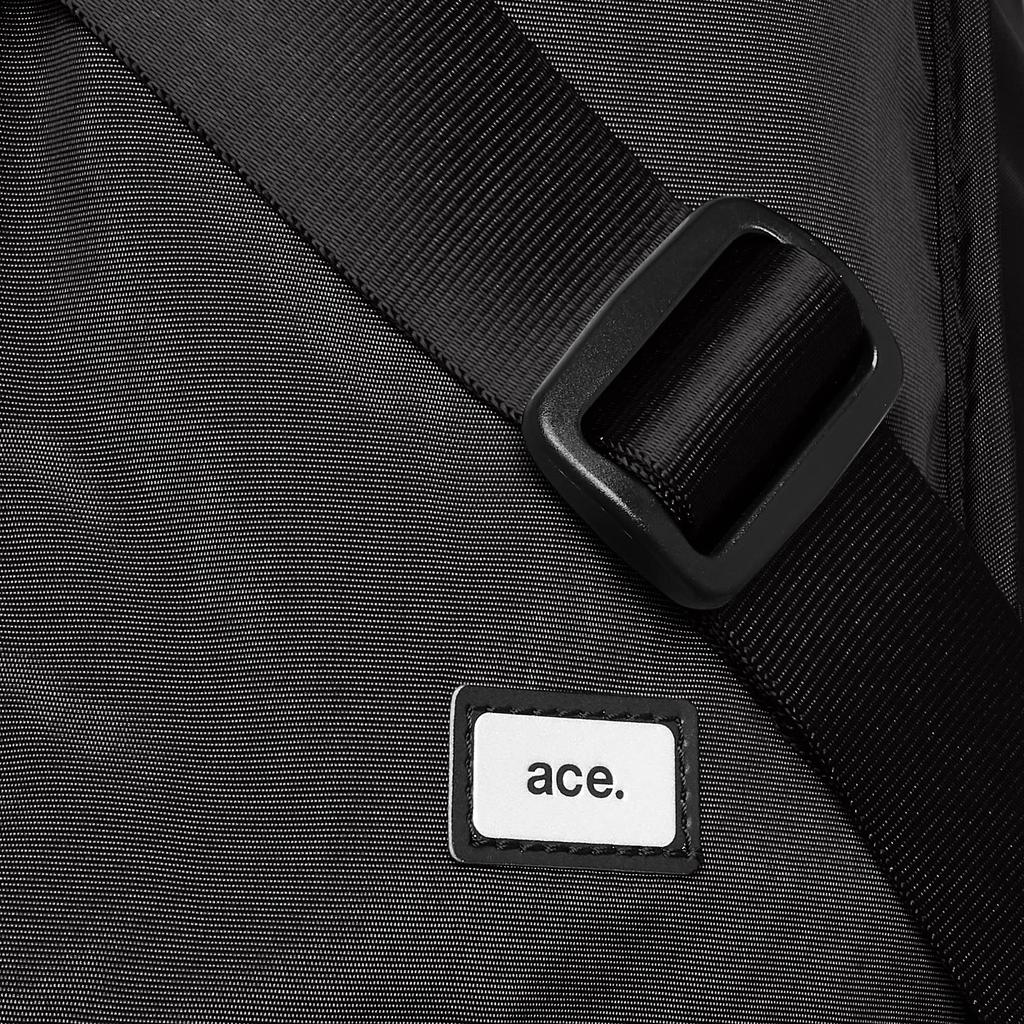 ACE Tokyo Funip Boston Bag, Women's, Black, H35 x W48 x D15cm