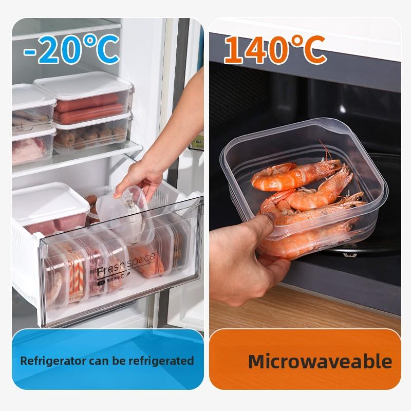350ML Food-grade Plastic Square Fresh-keeping Box for Refrigerator