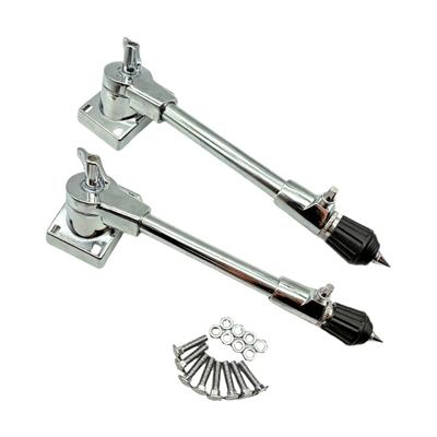 2Pcs Heavy Duty Metal Drum Leg Brackets Replacement Adjustable Drum Stand Legs For Enhanced Stability Easy To Use