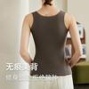 Women Warm Self Heating Thermal Vest With Built In Bra Pad Thickened Winter Underwear Top