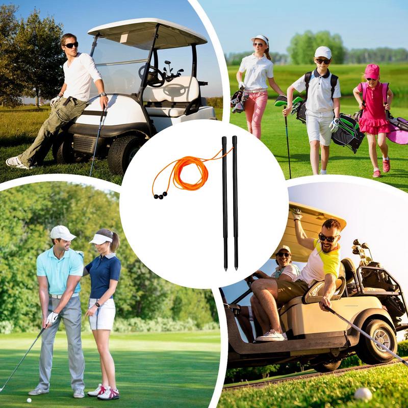 Golf Alignment Stick Portable Putting Practice Club Accessories For Green Backyard Drill Indoor Home Golf Course Practice