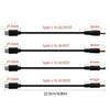 DC5V Male To Type C Male Charging Cable for Phone Tablet Speaker Headphones 4 Connector Size Supports Up To 36W Power