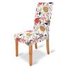 1pcs Elastic Floral Print Chair Covers Breathable Dining Chair Slipcover Soft Dinning Chair Protector Banquet Hotel Dining Room