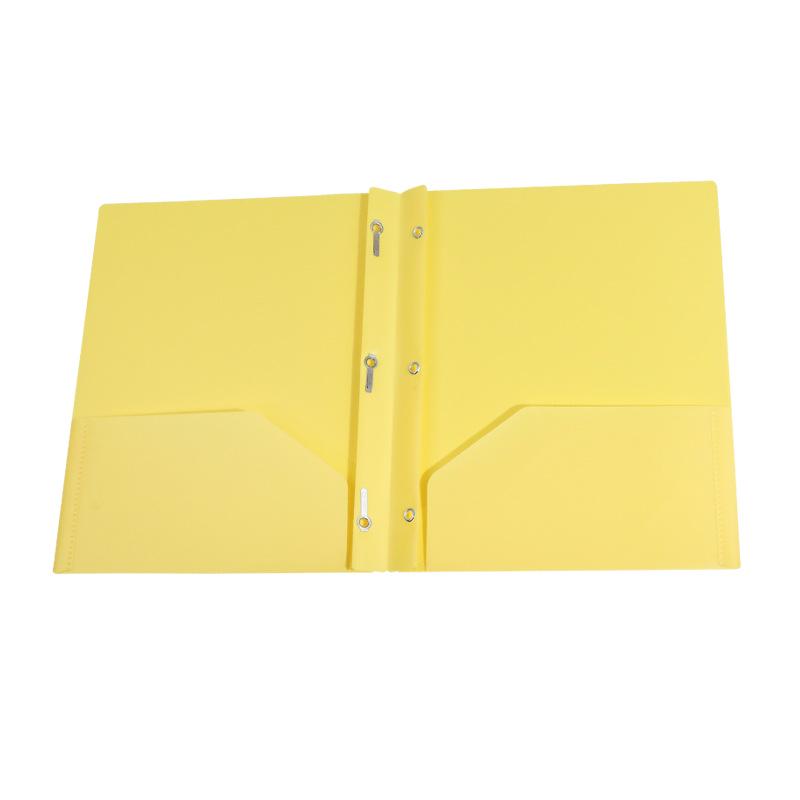 Multi-color Tadpole Clip Document Holder - Plastic Loose-leaf Folder with Classification Storage