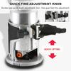 2300W Electric Trimmer 40000rpm Handheld Wood Trimmer Woodworking Engraving Slotting Palm Router Laminate Trimming Machine Kit