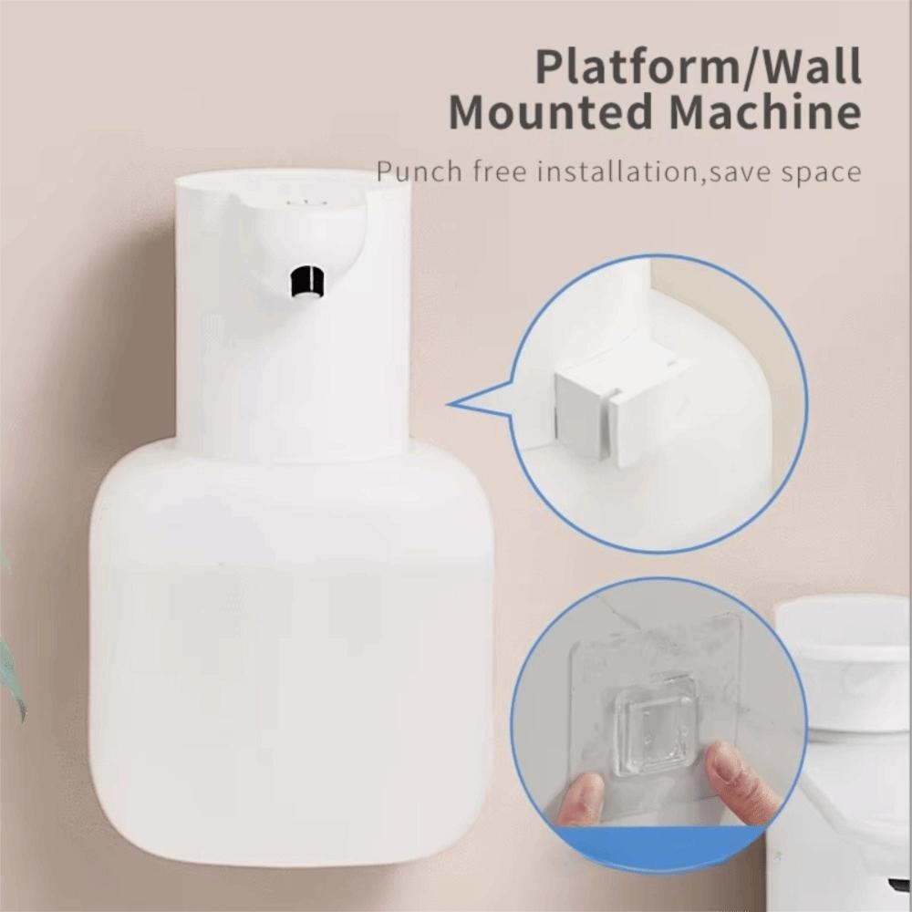 Liquid/Foam Hand Sanitizer Dispenser USB Rechargeable Hand Cleaning Washing Machine for Kitchen