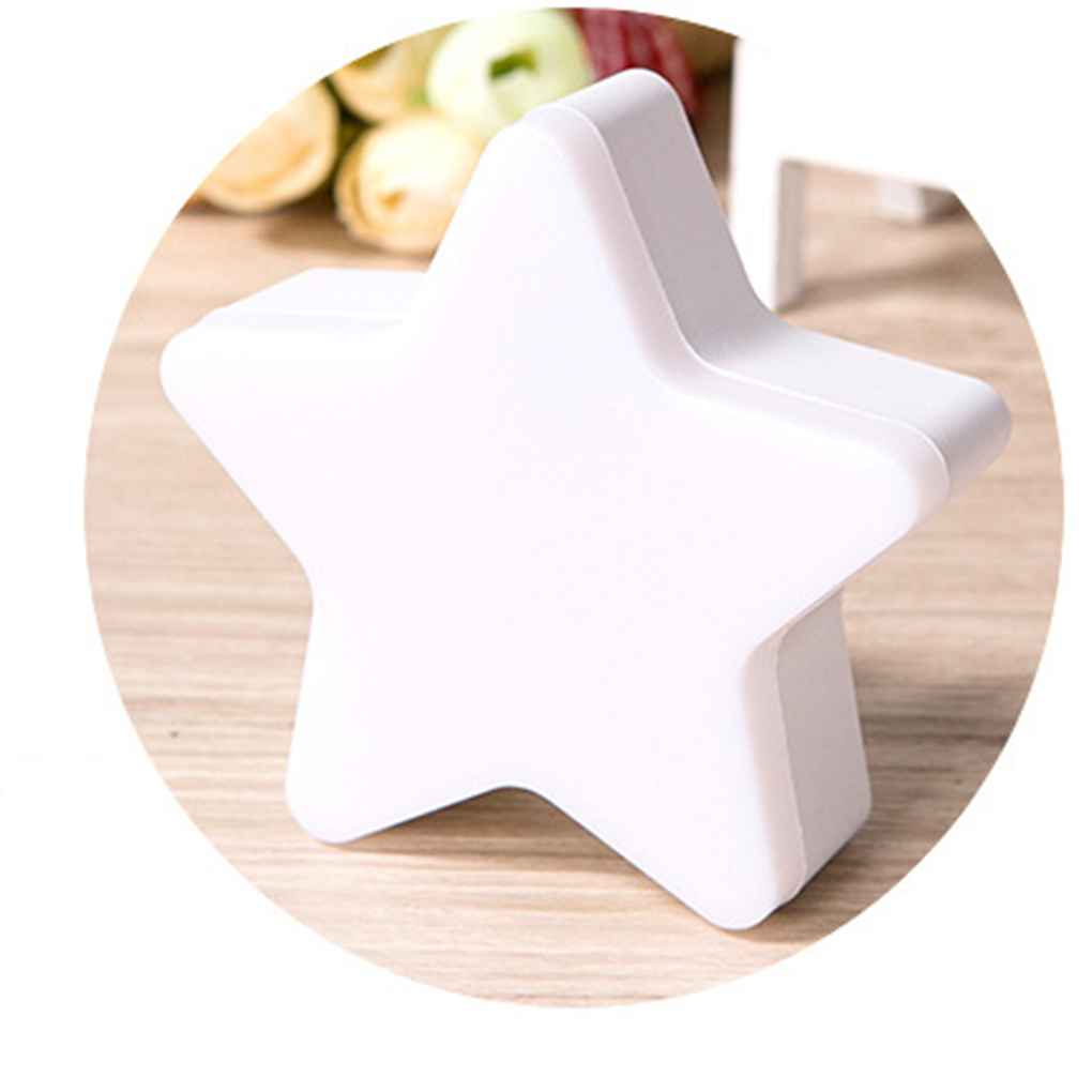 Cartoon Star LED Children Animal Night Light Soft Silicone Bedroom Lamp Gift