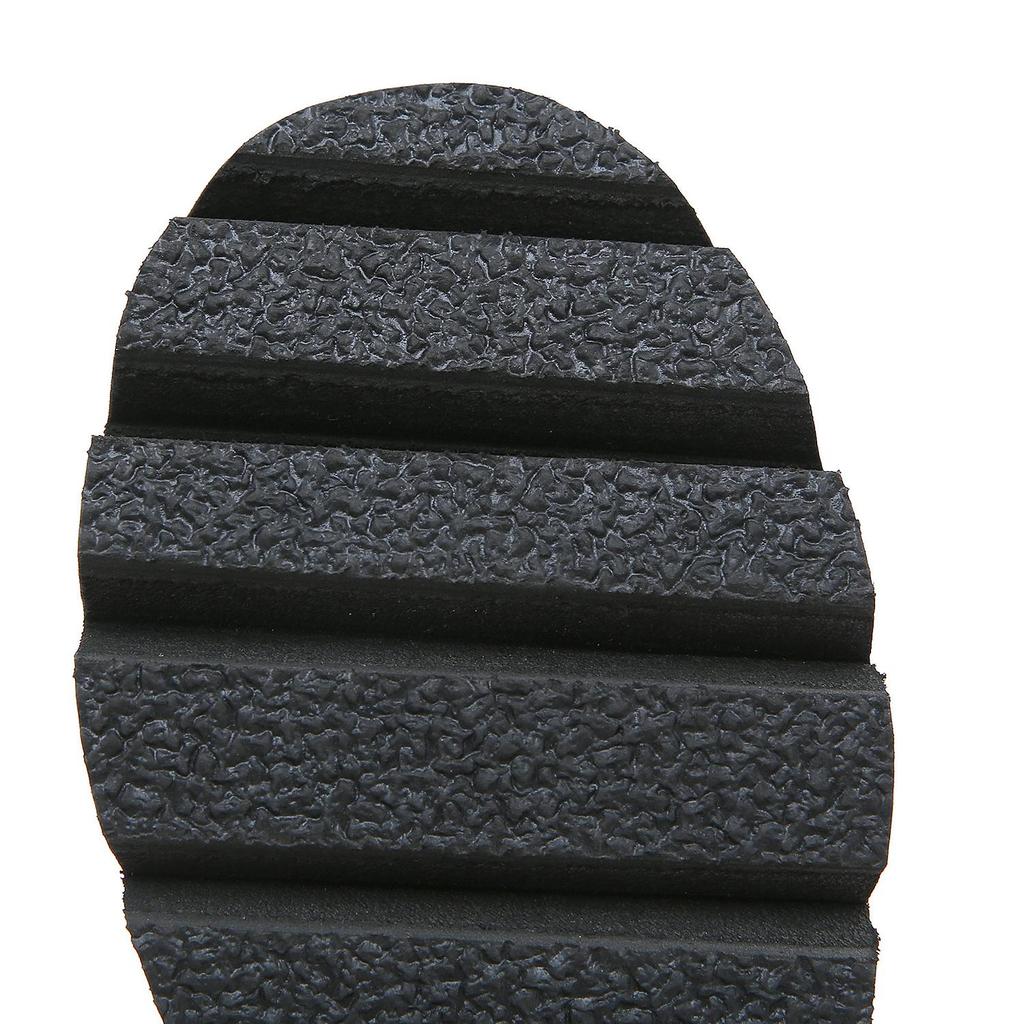 Gdgydh Goth Bat Buckle Mule Sandals for Women Heel Open Toe Thick Platform Summer Shoes Sligbacks Plus Size Black Slip On