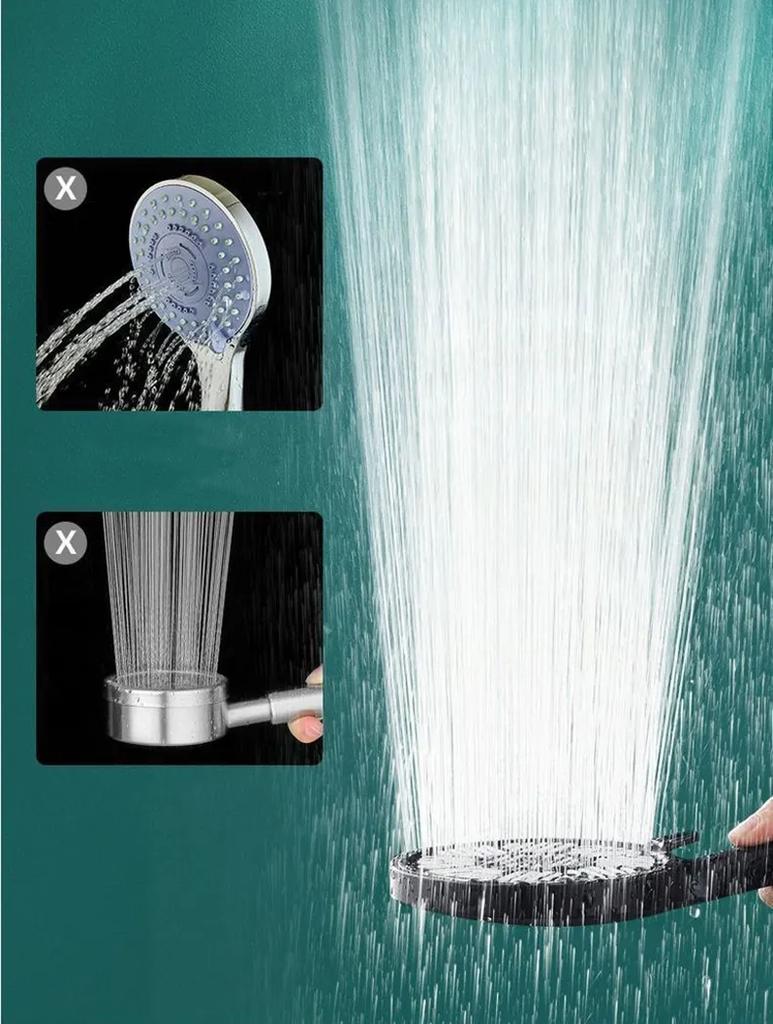 13cm Big Panel Shower Head High Pressure Rainfall Shower Set Water Saving 3 Modes Adjustable Shower Head Bathroom Accessories