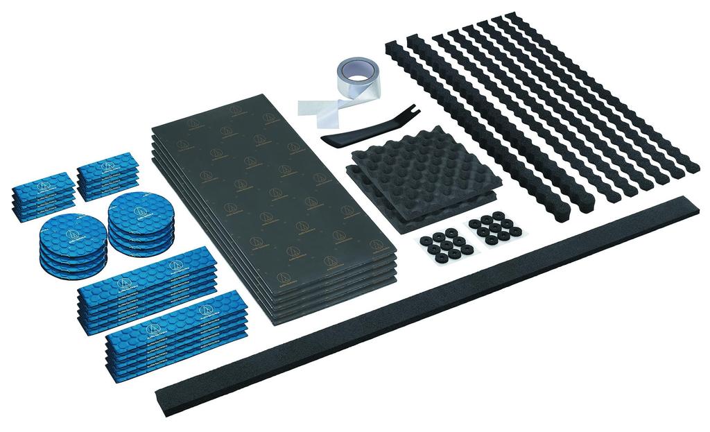 Door Tuning Kit Plus Deadening Kit for Two Vibration and Sound No Special Tools Includes Dedicated Spatula Audio-Technica AT-AQ409 Doors, Control,