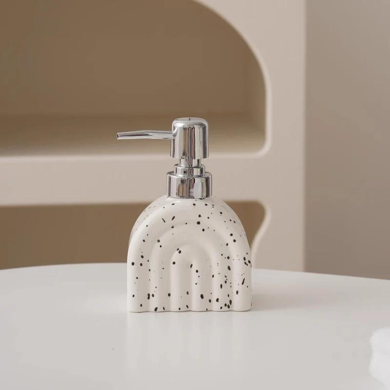 Ceramic Lotion Bottles Soap Dispenser Hand Soap Bottle Home Bathroom Accessories Dispensing Bottle Shower Gel Shampoo Bottles