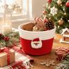 Cotton Rope Christmas Woven Storage Basket Multi-functional Sundries Storage Box  for Living Room