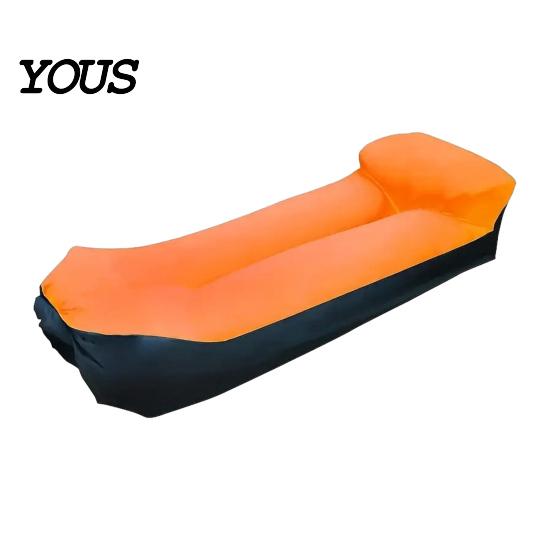Tear-resistant Air Sofa Outdoor Inflatable Sofa, Portable Foldable Blow-up Couch, Anti Leakage Garden Chair Ergonomic Lounger for Outdoor, Beach,