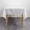 Tablecloth Rectangle White Table Cover Cloth Polyester 145x305cm for Dining Room Wedding Banquet Hotel