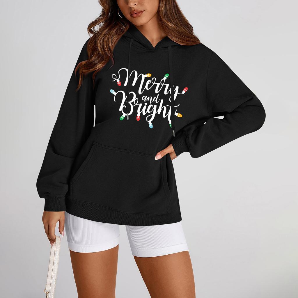 Women's Hoodies Letter Printed Sweatshirt Pullover