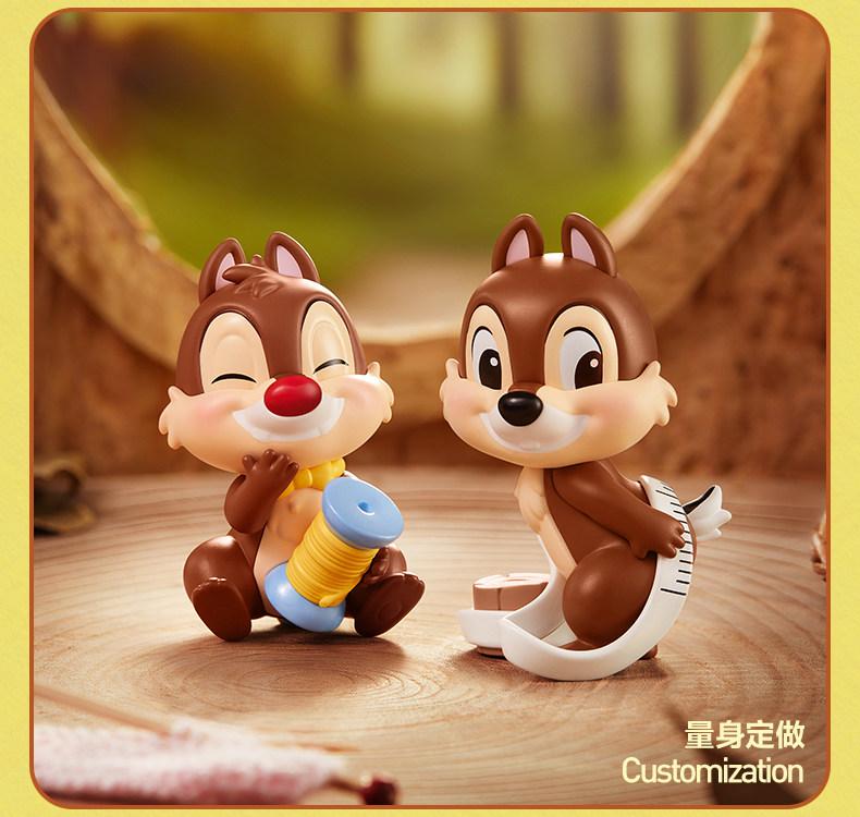 Chip And Dale Figurine Blind Box Flocked Desktop Ornament Collectible Home Decor Gift For Adult Collectors