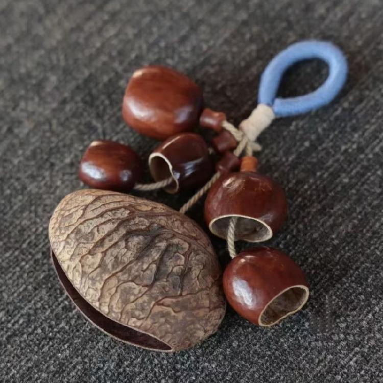 Shell Wind Chime Keyring Musical Decorative Accessory Handmade Natural Materials Pendant For Keys Bags Gift Present