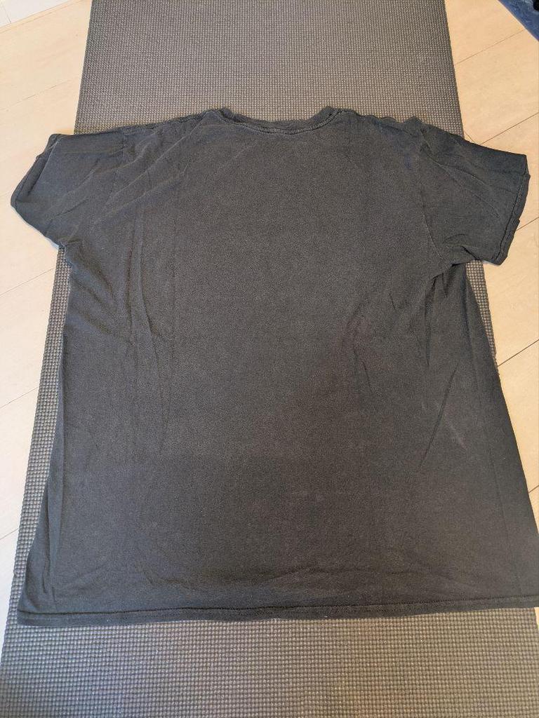 [USED] Official Rolling Stones Vintage T-Shirt with Lip Logo, Black, Size XL