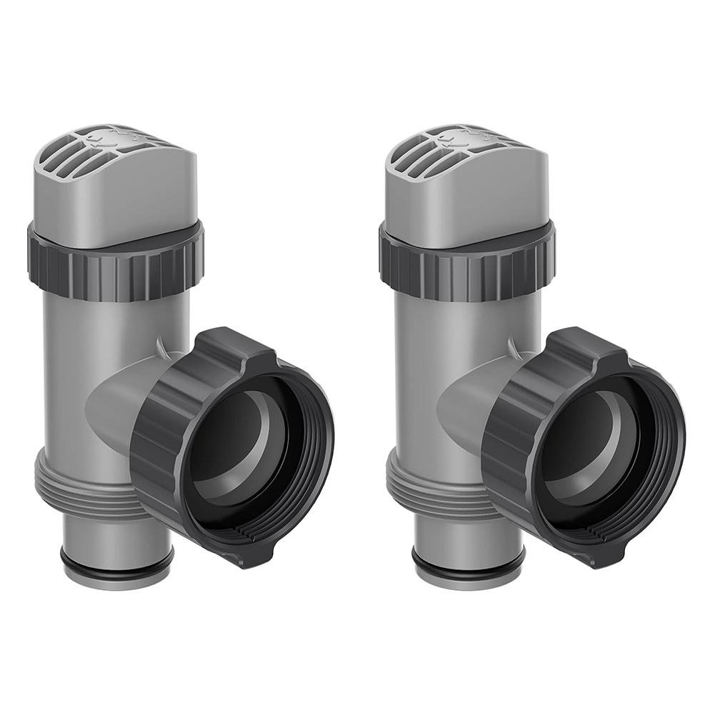 2pcs Replacement For Intex 10747 Large Pool Plunger Valve Assembly Filter Pump Swimming Pool Replacement Plunger Valve Adapter