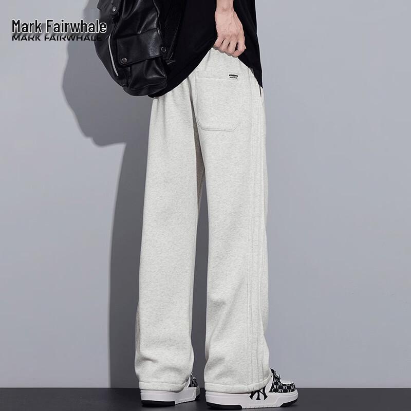 MARK FAIRWHALE Men's Loose Wide-Leg Sweatpants