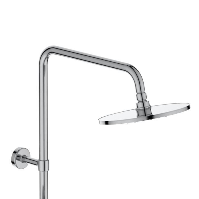 Colonne de douche thermostatique - CERATHERM T50 - Pomme de tête 20 cm + Douchette 11 cm 3J - Ideal Standard