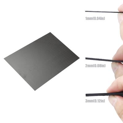 Placă Fibră de Carbon 200x250mm Finisaj Mat Placă Fibră de Carbon Plată Panou Fibră de Carbon Țesătură Simplă pentru Kite Telecomandă Dronă