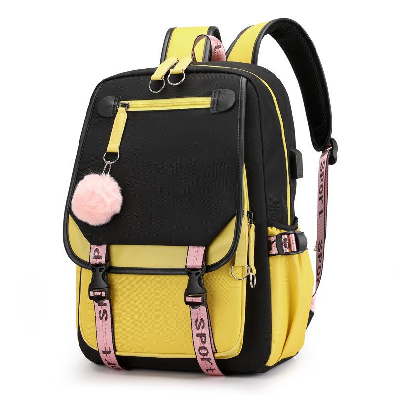 Backpack, Various Styles, Cartoon Heat Transfer, Digital Printing, Backpack, Large-Capacity Student Schoolbag