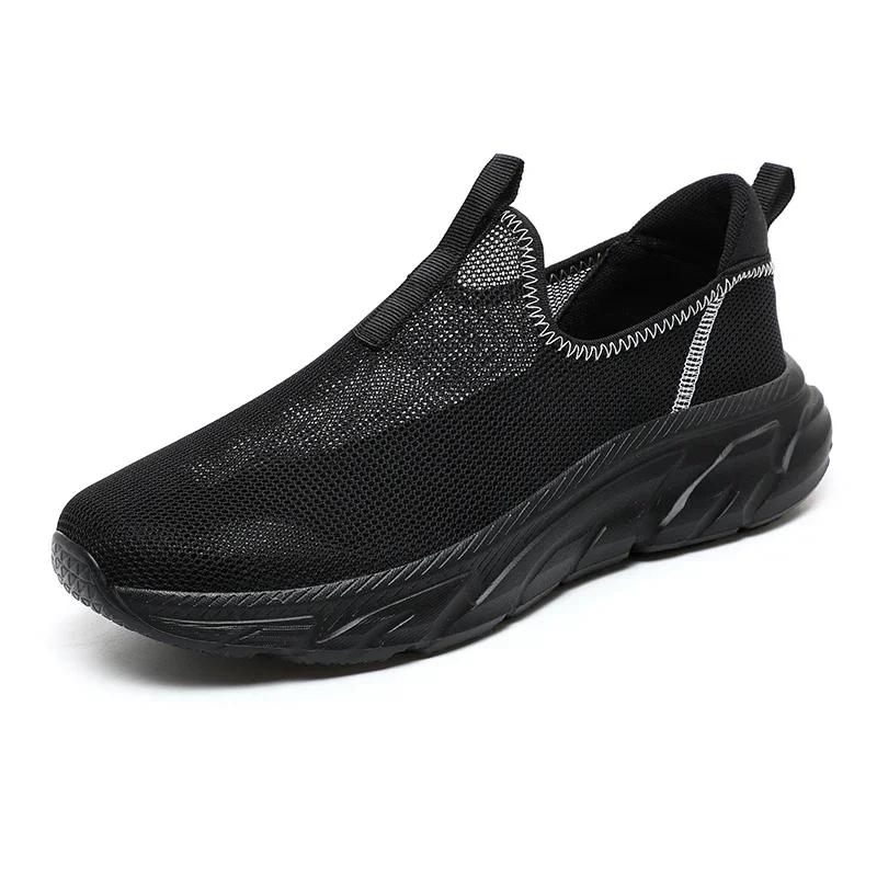 2024 Breathable Sneakers Men Shoes Sport Mesh Trainers Lightweight Baskets Femme Running Shoes Outdoor Soft Shoes Men Size39-48