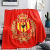 KV Mechelen Printed Flannel Blanket, Soft Throw for Bedroom Sofa, Washable,soccer Fan Merchandise, Great Gift.