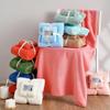 2-teiliges Korallenfleece-Handtuch Badetuch-Set Weizenmuster Superweich Saugfähig Badelaken Spa-Gesichtstuch Mehrere Musteroptionen