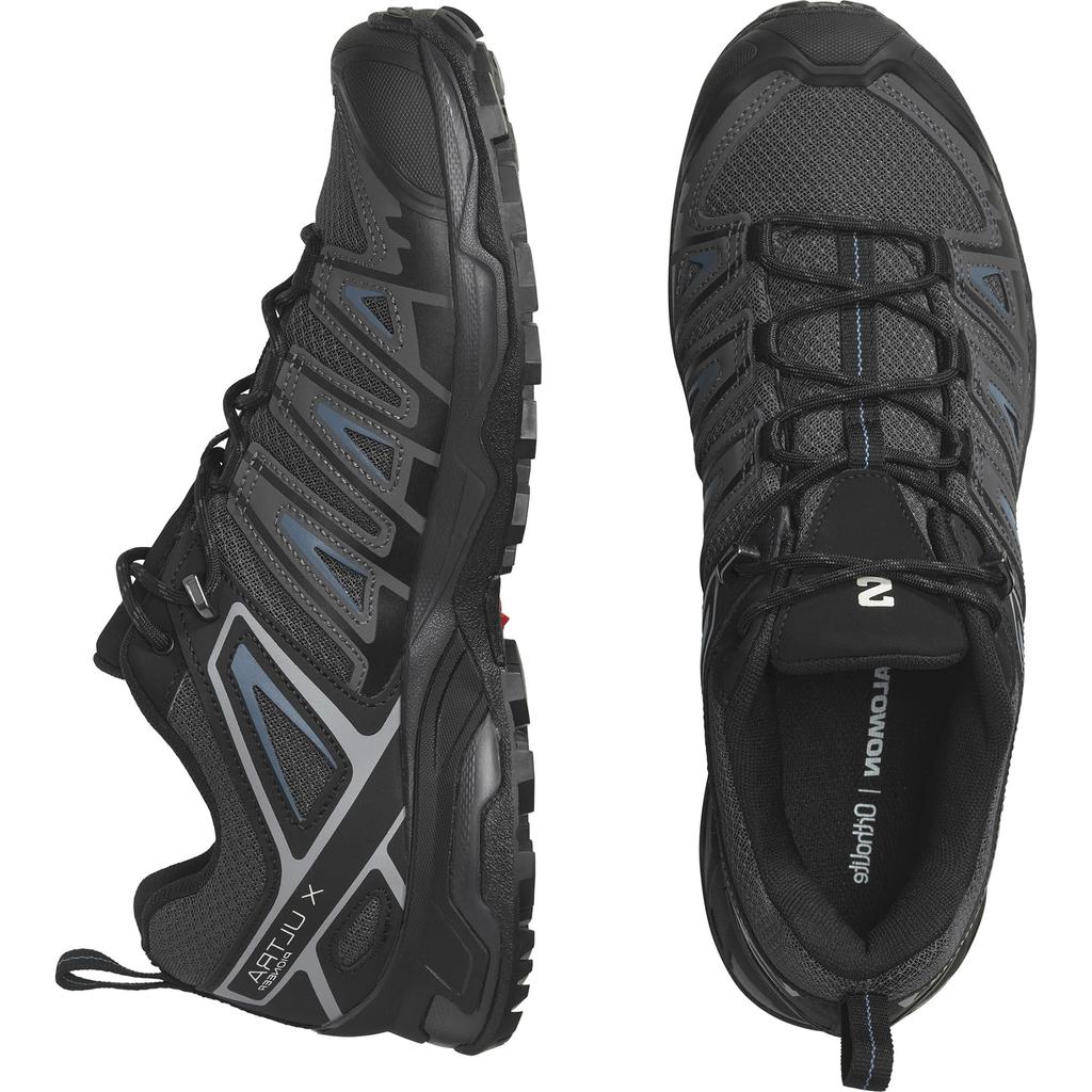 Salomon Shoes X ULTRA PIONEER AERO L47197200 Ashes cm Hiking/Trekking Men's Black/Ebony/Blue 26.0