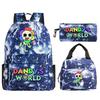 New Dandy's world game merchandise personalized printing primary and secondary school schoolbag three-piece set