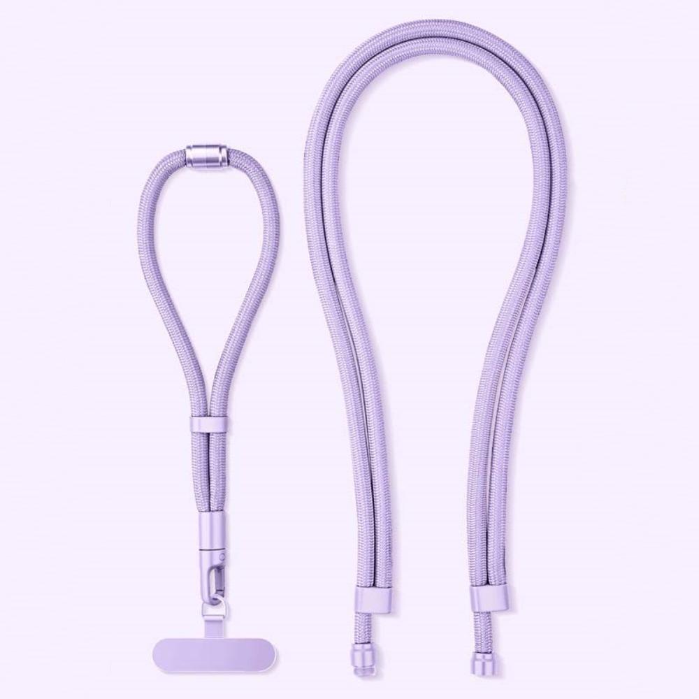 Popruh na telefon k zavěšení na krk a přes tělo s nastavitelnou délkou, 3v1 řetízek na telefon, cestování, outdoor